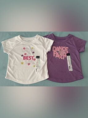 Okie Dokie Little Girls 2-pc Short Sleeve T-Shirt